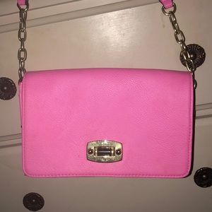 Hot Pink Side Purse